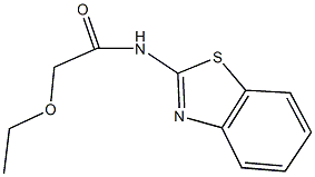 N-(1,3-benzothiazol-2-yl)-2-ethoxyacetamide Structure