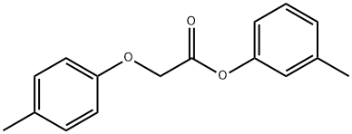 3-methylphenyl (4-methylphenoxy)acetate Structure