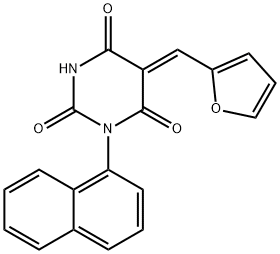 1334432-16-4 5-(2-furylmethylene)-1-(1-naphthyl)-2,4,6(1H,3H,5H)-pyrimidinetrione