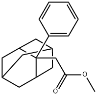 methyl (2-phenyl-2-adamantyl)acetate 结构式