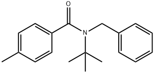 N-benzyl-N-(tert-butyl)-4-methylbenzamide Structure