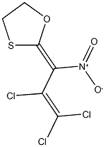 2-(2,3,3-trichloro-1-nitro-2-propenylidene)-1,3-oxathiolane,133828-76-9,结构式