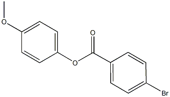 4-ブロモ安息香酸4-メトキシフェニル 化学構造式
