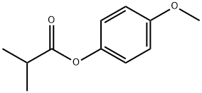 4-methoxyphenyl 2-methylpropanoate 化学構造式