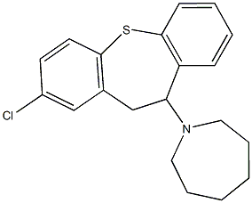 1-(2-chloro-10,11-dihydrodibenzo[b,f]thiepin-10-yl)azepane Structure