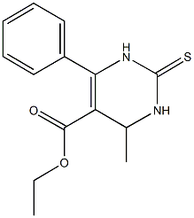 ethyl 4-methyl-6-phenyl-2-thioxo-1,2,3,4-tetrahydro-5-pyrimidinecarboxylate|