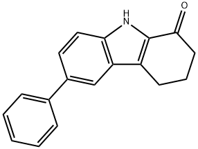 6-苯基-2,3,4,9-四氢-1H-咔唑-1-酮, 134285-24-8, 结构式