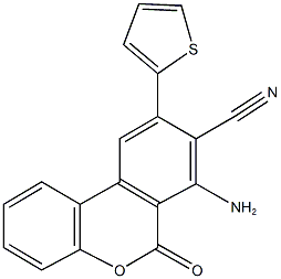 134305-32-1 7-amino-6-oxo-9-(2-thienyl)-6H-benzo[c]chromene-8-carbonitrile