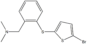 N-{2-[(5-bromo-2-thienyl)sulfanyl]benzyl}-N,N-dimethylamine,134478-65-2,结构式
