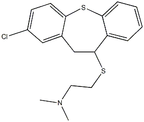 2-[(2-chloro-10,11-dihydrodibenzo[b,f]thiepin-10-yl)sulfanyl]-N,N-dimethylethanamine|