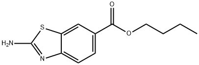 butyl 2-amino-1,3-benzothiazole-6-carboxylate 结构式