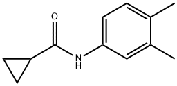 N-(3,4-dimethylphenyl)cyclopropanecarboxamide,13500-19-1,结构式