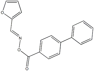 2-furaldehyde O-([1,1'-biphenyl]-4-ylcarbonyl)oxime Structure