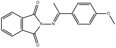 2-{[1-(4-methoxyphenyl)ethylidene]amino}-1H-isoindole-1,3(2H)-dione 结构式