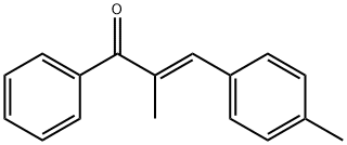 2-methyl-3-(4-methylphenyl)-1-phenyl-2-propen-1-one Structure