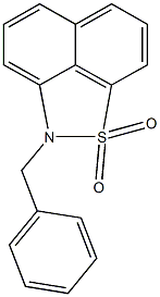 2-benzyl-2H-naphtho[1,8-cd]isothiazole 1,1-dioxide Structure