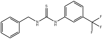 N-benzyl-N'-[3-(trifluoromethyl)phenyl]thiourea 结构式