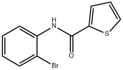 N-(2-bromophenyl)-2-thiophenecarboxamide Structure