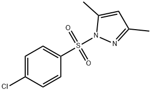 1-[(4-chlorophenyl)sulfonyl]-3,5-dimethyl-1H-pyrazole 结构式