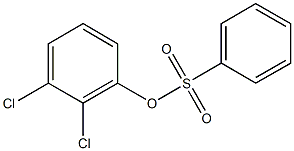 2,3-dichlorophenyl benzenesulfonate Struktur