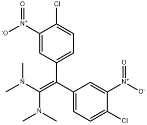 2,2-bis(4-chloro-3-nitrophenyl)-N~1~,N~1~,N~1~,N~1~-tetramethyl-1,1-ethylenediamine Structure