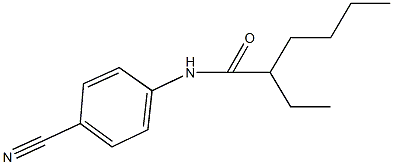 N-(4-cyanophenyl)-2-ethylhexanamide Structure