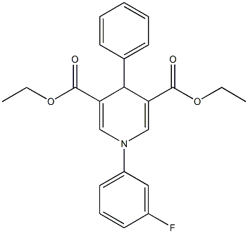 136886-18-5 diethyl 1-(3-fluorophenyl)-4-phenyl-1,4-dihydropyridine-3,5-dicarboxylate
