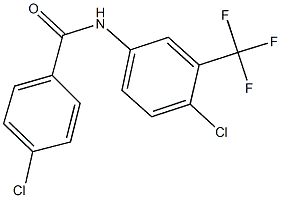 4-chloro-N-[4-chloro-3-(trifluoromethyl)phenyl]benzamide|