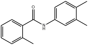 N-(3,4-dimethylphenyl)-2-methylbenzamide Struktur