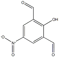 2-hydroxy-5-nitroisophthalaldehyde 化学構造式