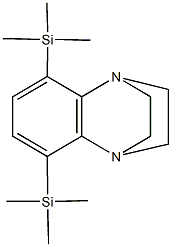 3,6-bis(trimethylsilyl)-1,8-diazatricyclo[6.2.2.0~2,7~]dodeca-2,4,6-triene,138023-47-9,结构式