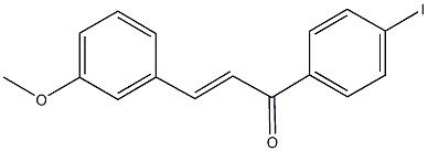 1-(4-iodophenyl)-3-(3-methoxyphenyl)-2-propen-1-one,1381931-23-2,结构式