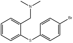 N-{2-[(4-bromophenyl)sulfanyl]benzyl}-N,N-dimethylamine Structure