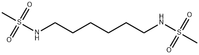 N-{6-[(methylsulfonyl)amino]hexyl}methanesulfonamide Structure