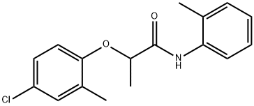 2-(4-chloro-2-methylphenoxy)-N-(2-methylphenyl)propanamide Struktur