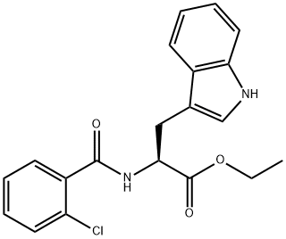 ethyl 2-[(2-chlorobenzoyl)amino]-3-(1H-indol-3-yl)propanoate|