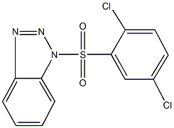1-[(2,5-dichlorophenyl)sulfonyl]-1H-1,2,3-benzotriazole Structure