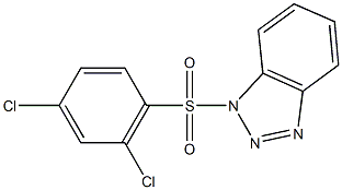 1-[(2,4-dichlorophenyl)sulfonyl]-1H-1,2,3-benzotriazole Structure