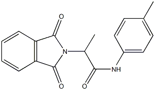 2-(1,3-dioxo-1,3-dihydro-2H-isoindol-2-yl)-N-(4-methylphenyl)propanamide|