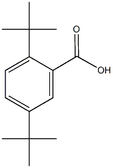 2,5-ditert-butylbenzoic acid,14034-95-8,结构式