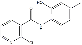 2-chloro-N-(2-hydroxy-4-methylphenyl)nicotinamide Structure