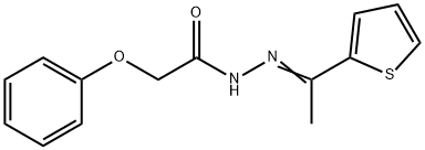 2-phenoxy-N'-[1-(2-thienyl)ethylidene]acetohydrazide Structure