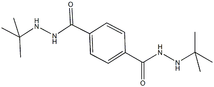 N'~1~,N'~4~-di(tert-butyl)terephthalohydrazide 结构式