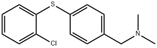 N-{4-[(2-chlorophenyl)sulfanyl]benzyl}-N,N-dimethylamine 化学構造式