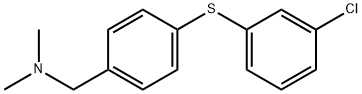 N-{4-[(3-chlorophenyl)sulfanyl]benzyl}-N,N-dimethylamine 结构式