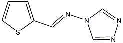 N-(2-thienylmethylene)-N-(4H-1,2,4-triazol-4-yl)amine 结构式