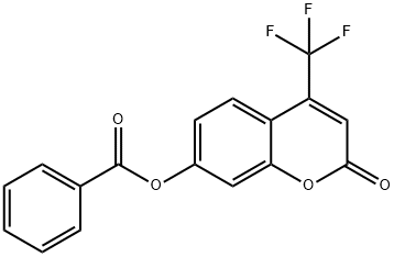 2-oxo-4-(trifluoromethyl)-2H-chromen-7-yl benzoate Structure