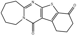 2,3,8,9,10,11-hexahydro[1]benzothieno[2',3':4,5]pyrimido[1,2-a]azepine-4,13(1H,7H)-dione,141581-80-8,结构式