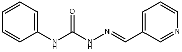 nicotinaldehyde N-phenylsemicarbazone 化学構造式