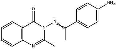 3-{[1-(4-aminophenyl)ethylidene]amino}-2-methyl-4(3H)-quinazolinone|